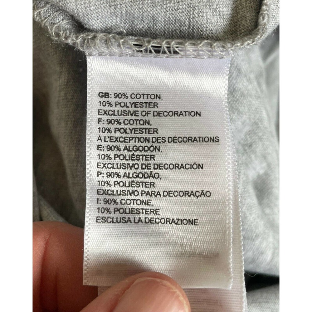 The North Face Mens S Tee Shirt Gray Logo Never Stop Exploring NWT L9 - Picture 8 of 8